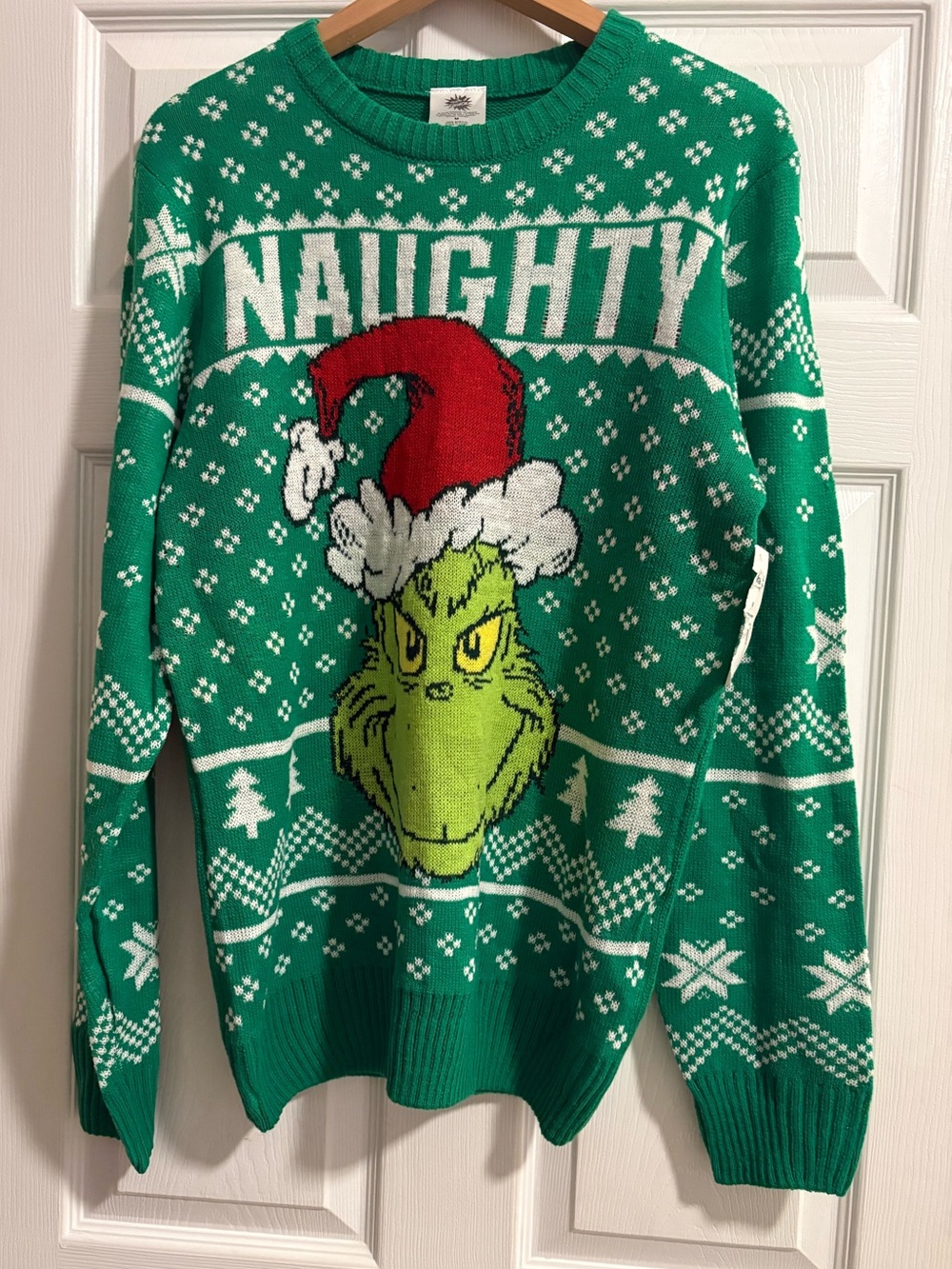 UGLY CHRISTMAS SWEATER - The Grinch Sz Medium NWT